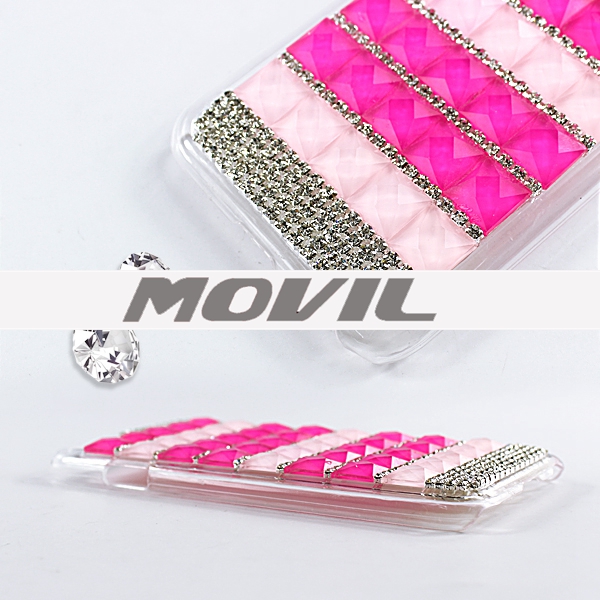 NP-2461 Handmade Bling Bling With Diamond  Funda para iPhone 6-2